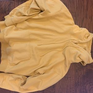 John Galt/Brandy Melville Yellow Hoodie
